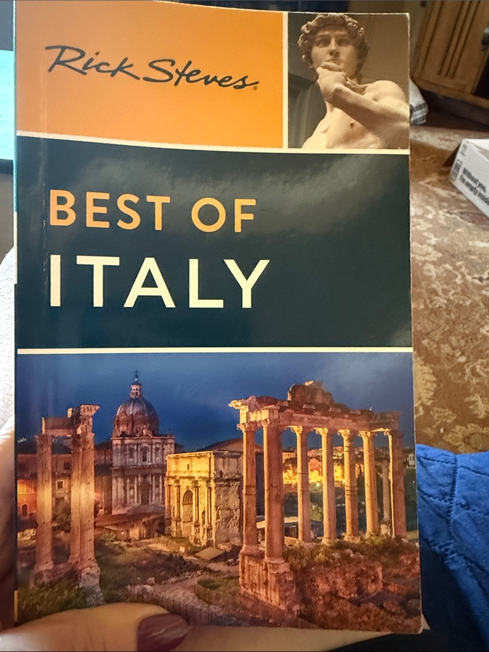Rick Steves Best of Italy Guidebook - Blue/Orange